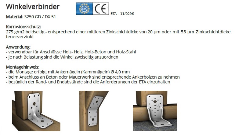 10  L-Winkel 60 X 42 X 30 X 3 Edelstahl VA Winkel Verbinder für Solar Montage 