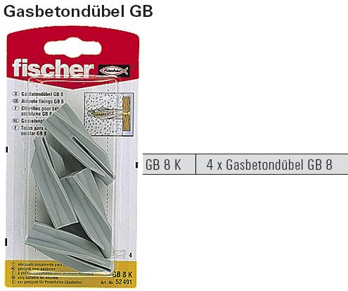 Inhalt und Beschreibung Gasbetond&uuml;bel GB, SB-verpackt