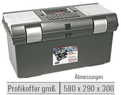 Ma&szlig;e fischer Profikoffer gro&szlig;