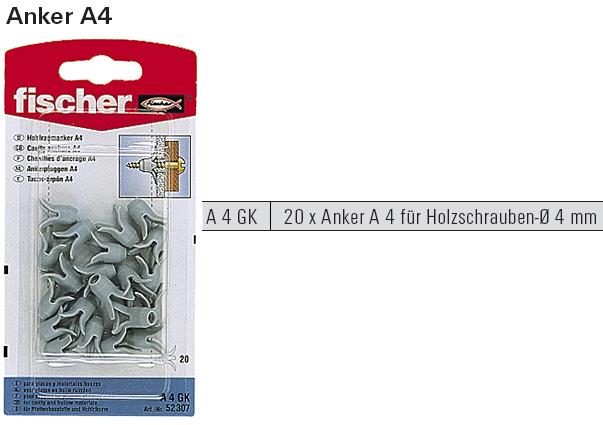 Inhalt und Beschreibung Anker A4, SB verpackt