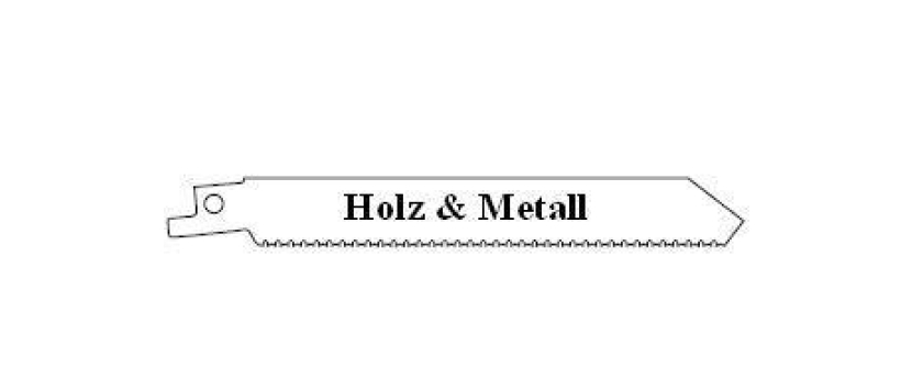 Säbelsägeblätter für Holz und Metall
