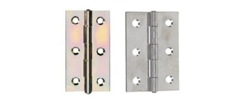 Schmale Scharniere DIN 7954 A, verzinkt