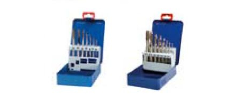 Maschinengewindebohrer-Sortimente DIN 371/376 HSS-E (Co 5) in Industrie Kassetten