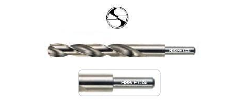 Spiralbohrer DIN 338 HSS-E (Co 5) kobaltlegiert mit reduziertem Schaft