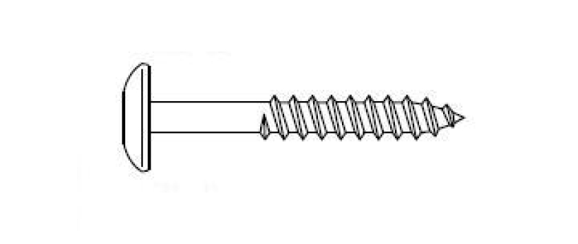 Selbstschneidende Spezialschrauben mit Torx ohne Dichtscheibe für Holz A2 Edelstahl