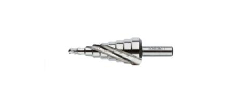 Stufenbohrer HSS mit Spiralnut