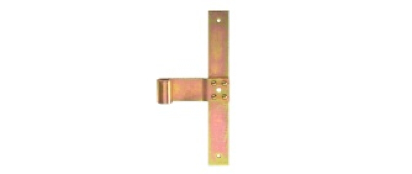 Mittelband Nr. 21 für Haustüren, Rolle 16mm gelb verzinkt
