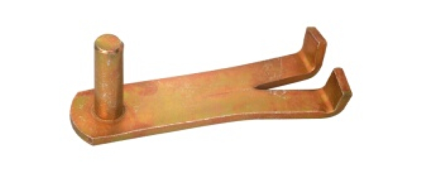Haken G zum Einmauern für 1/1 Stein gelb verzinkt