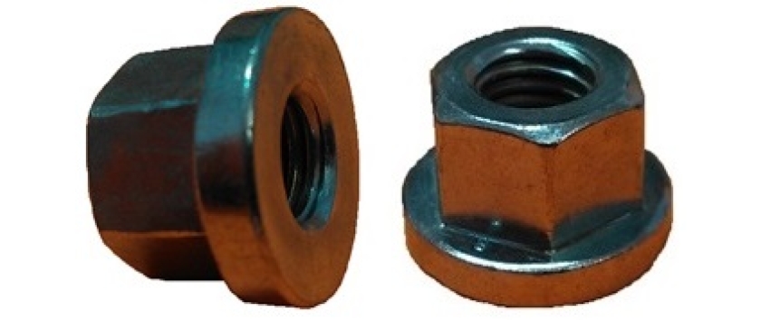 Sechskantmutter DIN 6331 G.10 blank mit Bund 1,5d hoch
