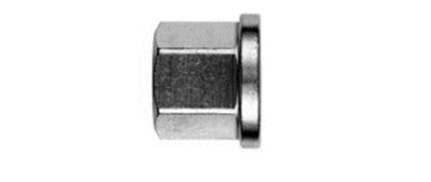 Sechskantmutter DIN 6331 A2 Edelstahl mit Bund 1,5d hoch