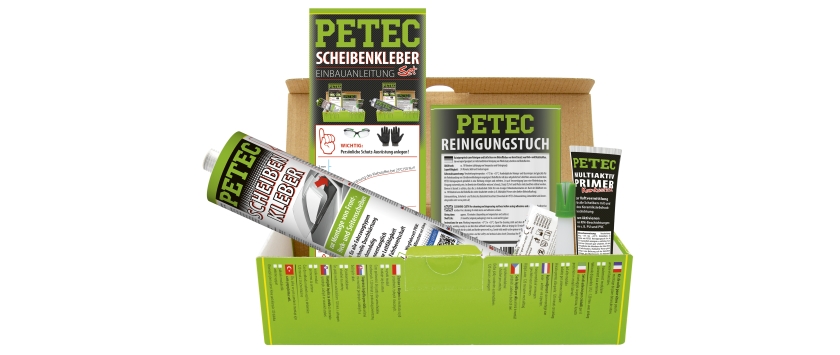 PETEC Scheibenkleber-Set