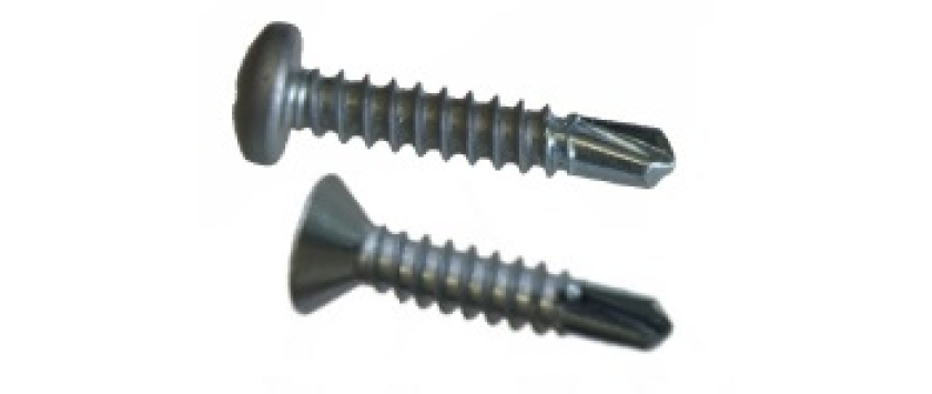 Bohrschrauben DIN 7504 schwarz mit Bohrspitze