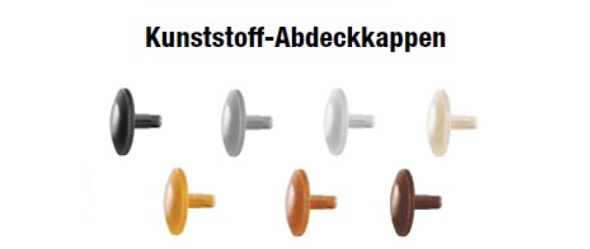Spax - Kunsstoff Abdeckkappen für Spax mit Kopfbohrung