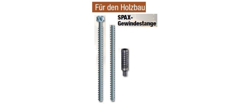 Spax-Gewindestangen & Zubehör