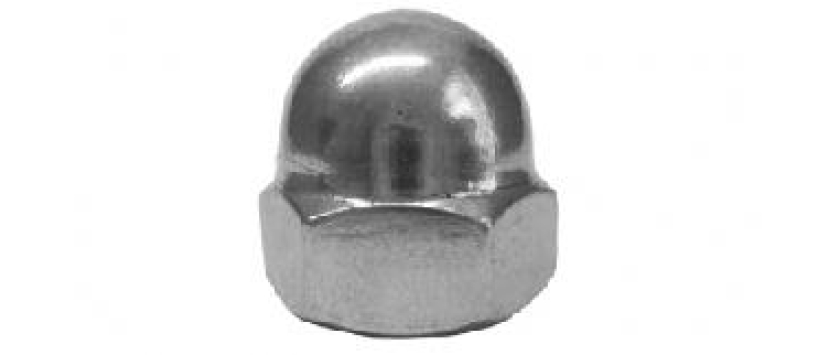 Hutmuttern DIN 1587 A2 Edelstahl