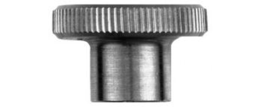 Rändelmuttern DIN 466, hohe Form Edelstahl