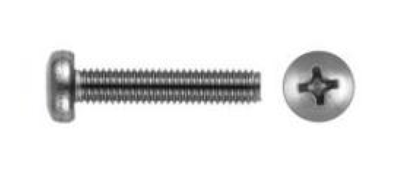 Linsenschrauben mit Kreuzschlitz DIN 7985 A2