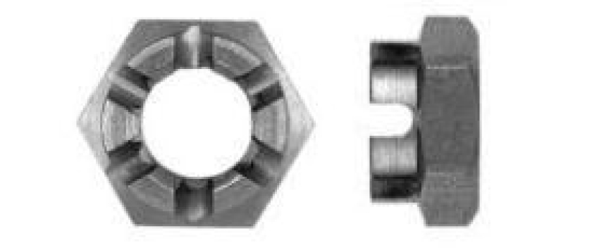 Kronenmuttern niedrige Form DIN 937 A2 Edelstahl
