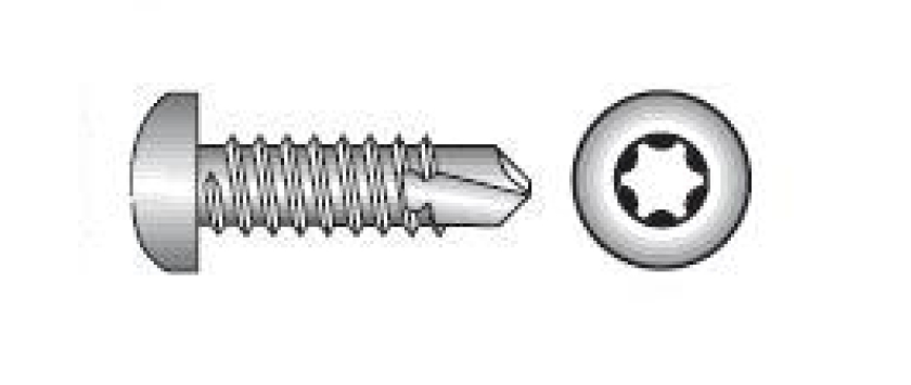 Linsenkopf-Bohrschrauben Torx ähnlich DIN 7504-M