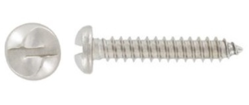 Sicherheitsblechschrauben Halbrundkopf (Roundhead) mit Einweg-Antrieb A2 Edelstahl