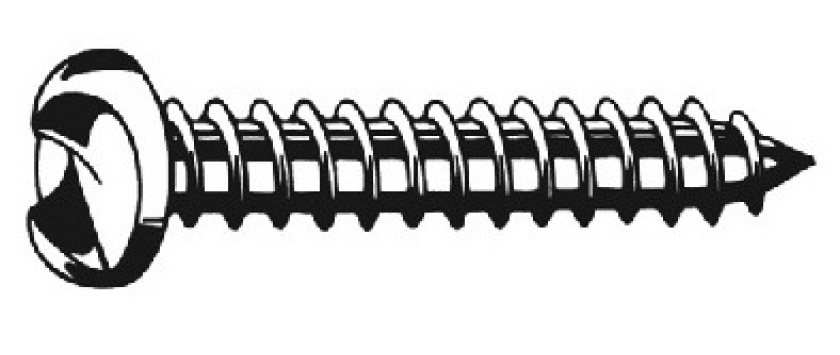 Sicherheitsblechschrauben Halbrundkopf (Roundhead) mit Einweg-Antrieb