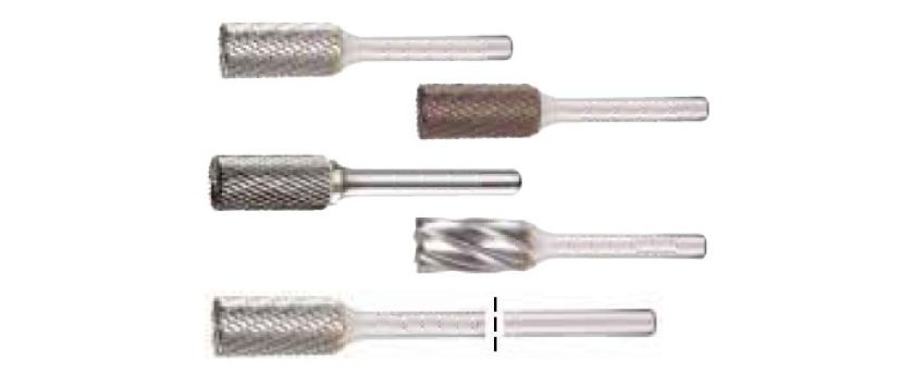 Hartmetall Frässtifte Form B Zylinder (ZYAS) mit Stirnverzahnung