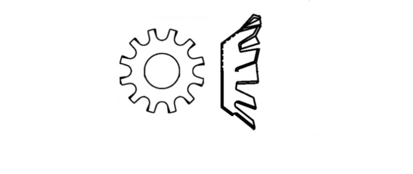 Zahnscheiben ähnl. DIN 6797 Form V