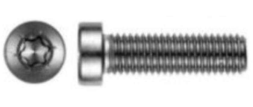 Zylinderschrauben mit Torx, Unterkopfverzahnung und kleinem Kopf DIN 7984