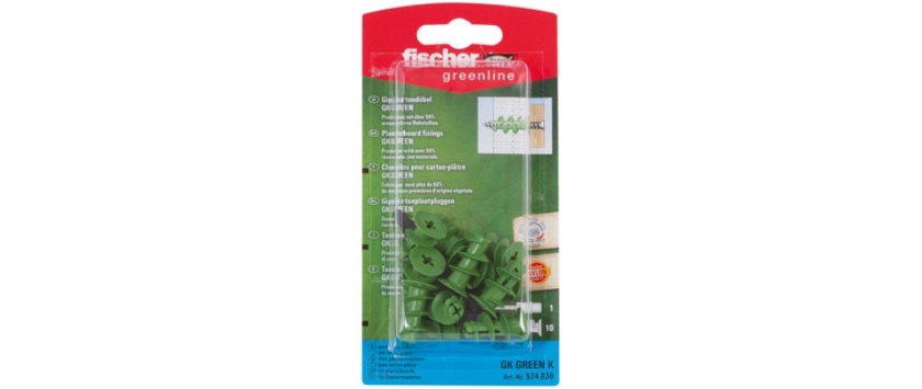 Gipskartondübel GK green ohne Schrauben, SB-verpackt