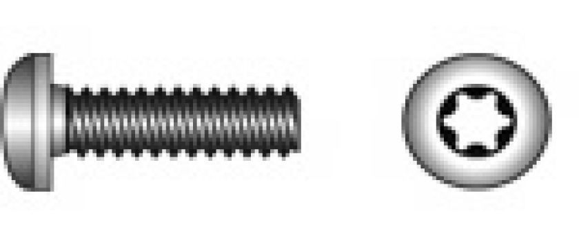 Linsenschrauben mit Torx ähnlich DIN 7985