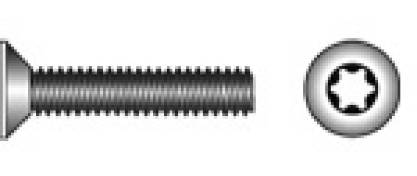 Senkschraube mit Torx ähnlich DIN 965