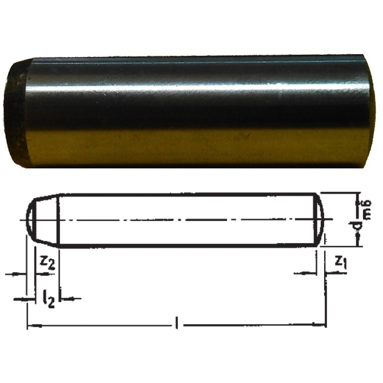 Passstifte DIN 6325 8x28 mm gehärtet Stahl blank 10 Stück Zylinderstifte 
