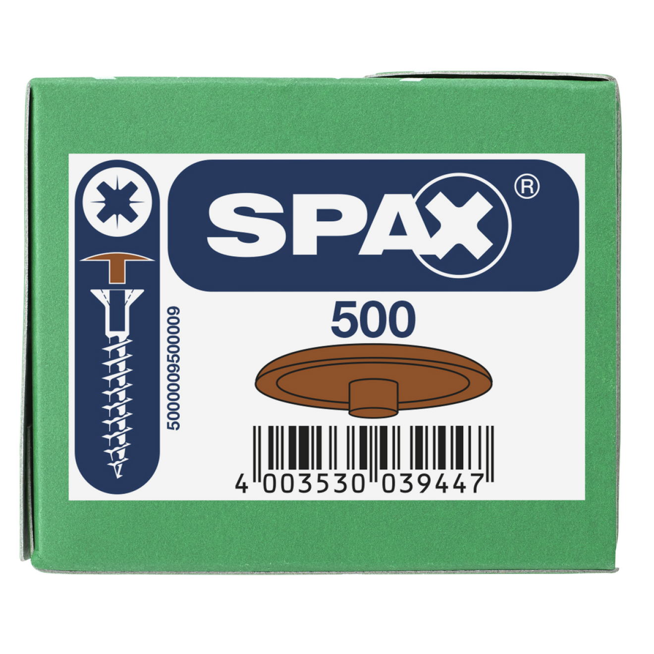 Spax - Kunsstoff Abdeckkappen für Spax mit Kopfbohrung Farbe Rehbraun ...