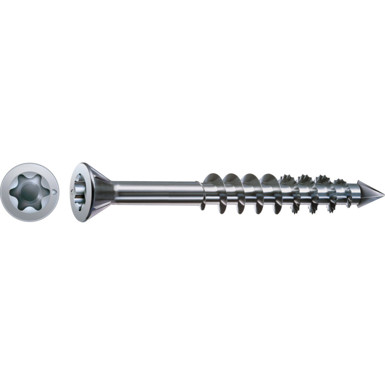 SPAX-M Senkkopf T-STAR plus mit kl. Fräskopf 75° & CUT- Spitze; WIROX ...