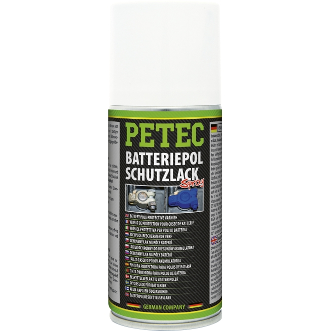 PETEC Batteriepol-Schutzlack Spray blau 150 ml - 1 Stück