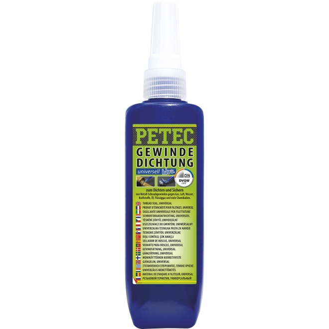 PETEC Gewindedichtung blau 100 g Flasche - 1 Stück