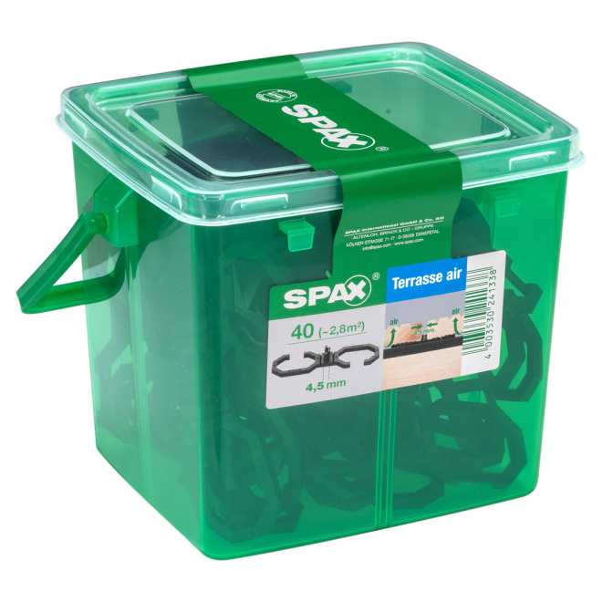 Spax-Air 4,5mm Fugenbreite - 1 x Henkelbox (Inhalt: 40 Stück)