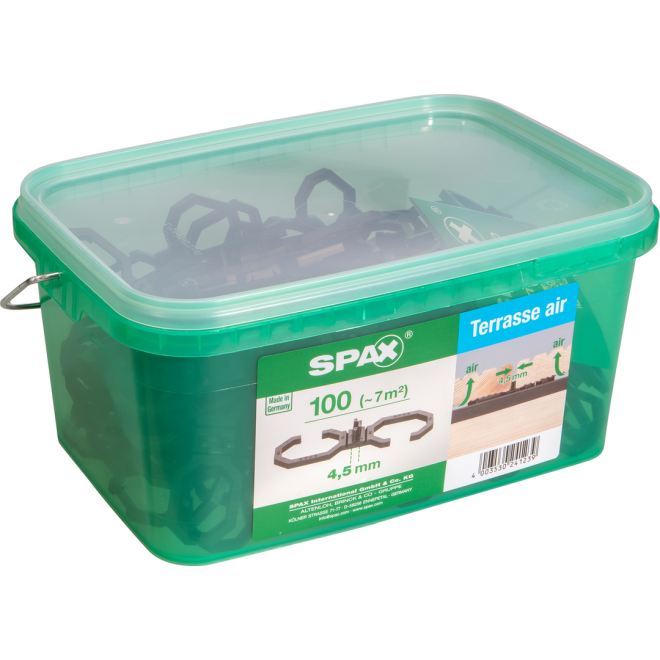 Spax-Air 4,5mm Fugenbreite - 1 x Henkelbox (Inhalt: 100 Stück)