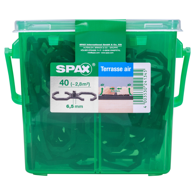 Spax-Air 6,5mm Fugenbreite - 1 x Henkelbox (Inhalt: 40 Stück)