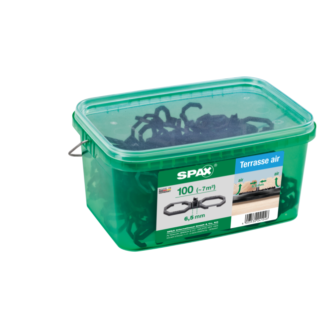 Spax-Air 6,5mm Fugenbreite - 1 x Henkelbox (Inhalt: 100 Stück)