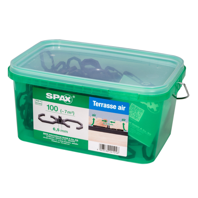 Spax-Air 6,5mm Fugenbreite - 1 x Henkelbox (Inhalt: 100 Stück)