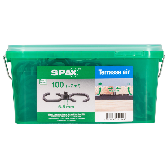Spax-Air 6,5mm Fugenbreite - 1 x Henkelbox (Inhalt: 100 Stück)