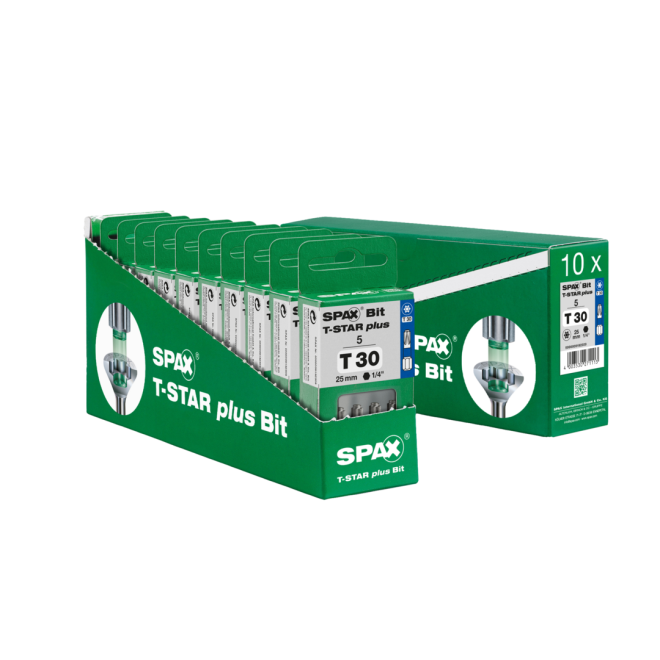 Spax- Bits T-Star plus 25mm TX30 - (5er Dose ) -1 Stück