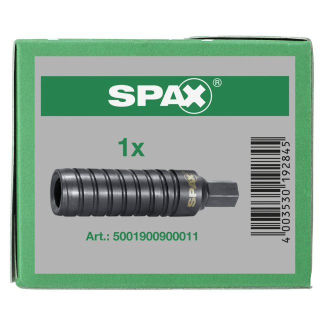 SPAX - Einschraubhülse für SPAX- Gewindestangen (Ø16mm) ohne Kopf - Schlüsselweite SW 11- 1 Stück