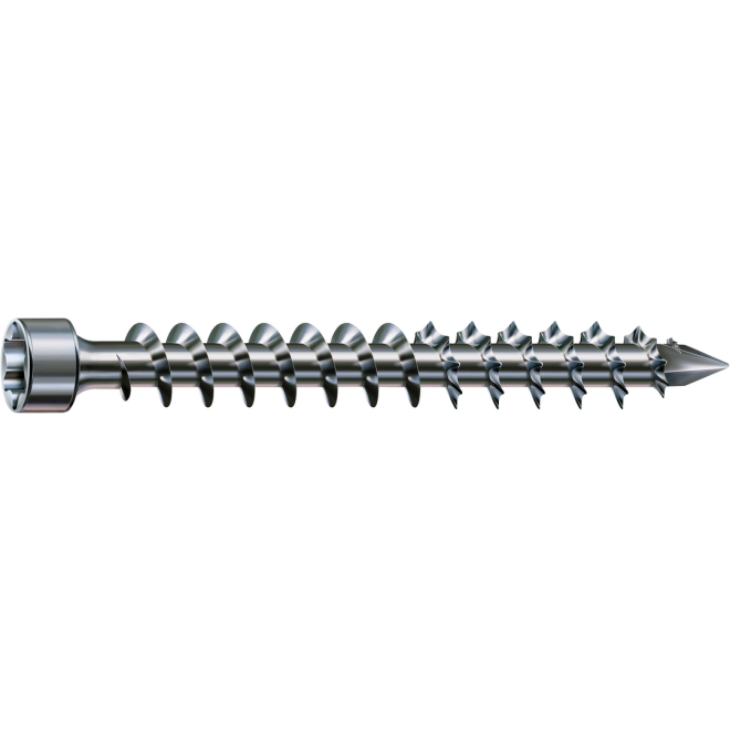 SPAX T-Star plus Zylinderkof mit CUT-Spitze WIROX® Torx 40; 8,0x180 (Gewinde bis annähernd Kopf) - 50 Stück
