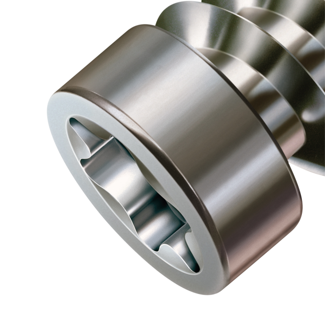 SPAX -Terrassenschraube ALU T-Star plus T25 in A2, Zylinderkopf mit Bohrspitze- 5,0x48mm - 100 Stück