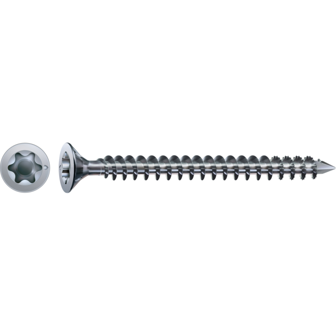  Spax - Senkkopf Torx 50 VG (Gewinde bis annähernd Kopf) mit Fräsrippen 12,0 x 600 WIROX® - 20 Stück 