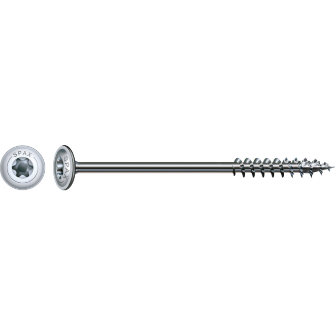 SPAX T-STAR plus - WIROX® Tellerkopf Teilgewinde Torx 30; 6,0x140 - 100 Stück