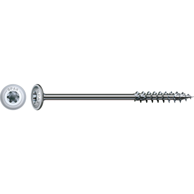 SPAX T-STAR plus - WIROX® Tellerkopf Teilgewinde Torx 30; 6,0x160 - 100 Stück