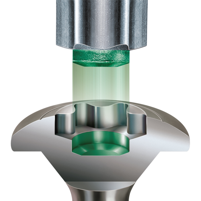 SPAX -Terrassenschraube Bold, T-Star plus T20 in A2, Zierkopf - 5,0x56mm - 100 Stück